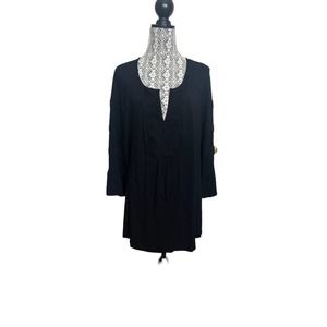 Women's Daniel Rainn Split Neck Tunic / Size 2X